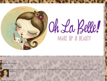 Tablet Screenshot of ohlabellemakeupbeauty.blogspot.com