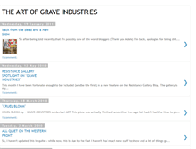 Tablet Screenshot of graveindustries.blogspot.com