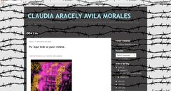 Desktop Screenshot of claudiaavilateoriaycreacion.blogspot.com