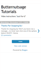 Mobile Screenshot of butternutsagetutorials.blogspot.com