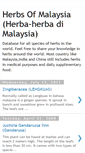 Mobile Screenshot of herbs-database.blogspot.com