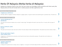 Tablet Screenshot of herbs-database.blogspot.com