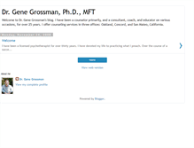 Tablet Screenshot of drgenegrossman.blogspot.com
