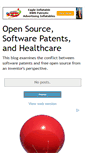 Mobile Screenshot of opensourceandpatents.blogspot.com