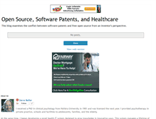 Tablet Screenshot of opensourceandpatents.blogspot.com
