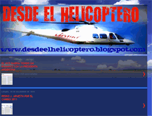 Tablet Screenshot of desdeelhelicoptero.blogspot.com