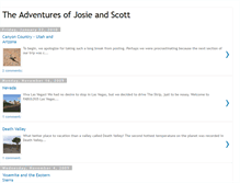 Tablet Screenshot of josieandscott.blogspot.com