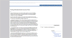 Desktop Screenshot of dentalstory-online.blogspot.com