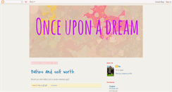 Desktop Screenshot of onceupoadream.blogspot.com