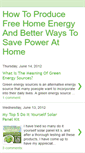 Mobile Screenshot of freehomeenergytips.blogspot.com