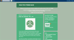 Desktop Screenshot of hightechtennis.blogspot.com