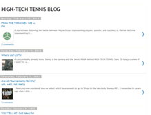 Tablet Screenshot of hightechtennis.blogspot.com