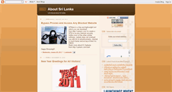 Desktop Screenshot of aboutsrilanka.blogspot.com