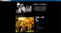 Desktop Screenshot of edwincedeno.blogspot.com