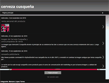 Tablet Screenshot of cervezitacusco.blogspot.com