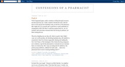 Desktop Screenshot of confessionsofapharmacist.blogspot.com