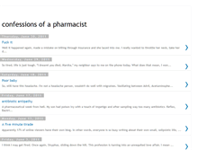 Tablet Screenshot of confessionsofapharmacist.blogspot.com