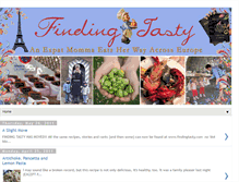 Tablet Screenshot of findingtasty.blogspot.com