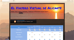 Desktop Screenshot of elviajerovirtual.blogspot.com