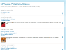Tablet Screenshot of elviajerovirtual.blogspot.com
