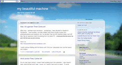 Desktop Screenshot of mybeautifulmachine.blogspot.com