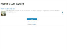 Tablet Screenshot of profitshare1.blogspot.com