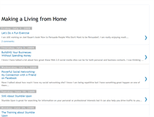 Tablet Screenshot of makingmylivingfromhome.blogspot.com