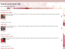 Tablet Screenshot of kazwrites.blogspot.com