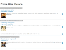 Tablet Screenshot of prensalibreliterario.blogspot.com