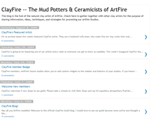 Tablet Screenshot of clayfireguild.blogspot.com