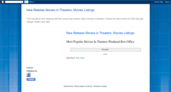 Desktop Screenshot of newmovieslistings.blogspot.com