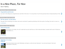 Tablet Screenshot of inanewplacenow.blogspot.com