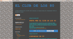 Desktop Screenshot of clubdelos80-cpkmix.blogspot.com