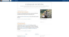 Desktop Screenshot of canadianhunting.blogspot.com