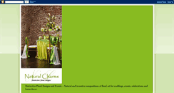 Desktop Screenshot of naturalcharmsflorals.blogspot.com