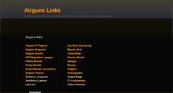 Desktop Screenshot of airgunslinks.blogspot.com