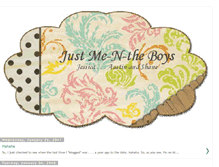 Tablet Screenshot of justme-n-theboys.blogspot.com