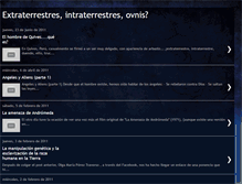 Tablet Screenshot of extraterrestres-intraterrestres.blogspot.com