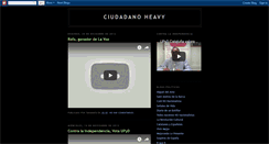 Desktop Screenshot of ciudadanoheavy.blogspot.com