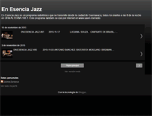 Tablet Screenshot of enesenciajazz.blogspot.com