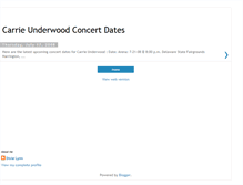 Tablet Screenshot of carrieunderwoodconcertdates5733.blogspot.com