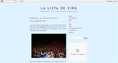 Desktop Screenshot of lalistadevirg.blogspot.com