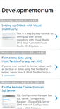 Mobile Screenshot of developmentorium.blogspot.com
