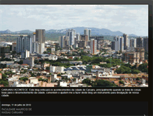 Tablet Screenshot of caruaruacontece.blogspot.com