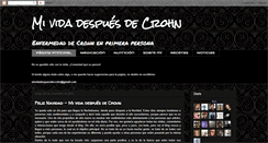 Desktop Screenshot of mividadespuesdecrohn.blogspot.com