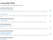 Tablet Screenshot of livingwithpcos-aleh.blogspot.com