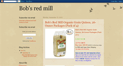 Desktop Screenshot of cheapbobsredmill.blogspot.com