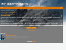 Tablet Screenshot of empireeastprojectsforsale.blogspot.com