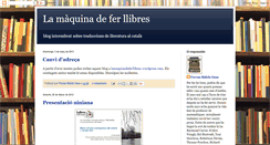 Desktop Screenshot of lamaquinadeferllibres.blogspot.com