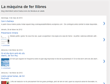 Tablet Screenshot of lamaquinadeferllibres.blogspot.com